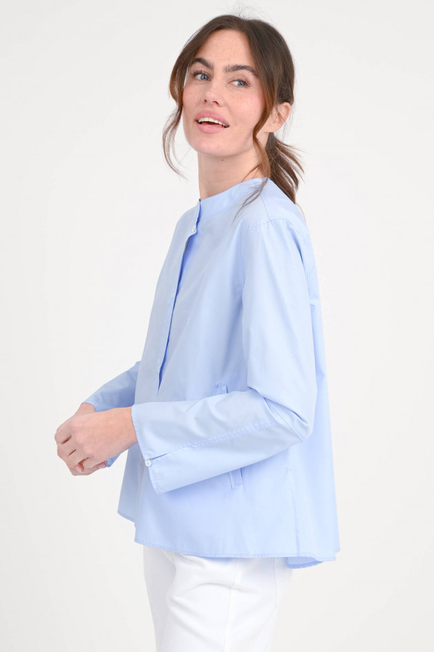 Robert Friedman A-Linie Bluse in Hellblau
