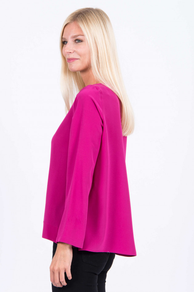 Robert Friedman Seidenshirt PAOLA in Magenta