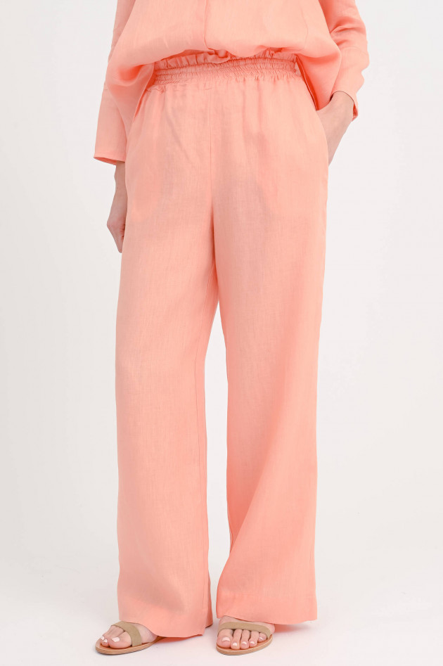 Robert Friedman Wide-Leg Hose FRAN in Papaya