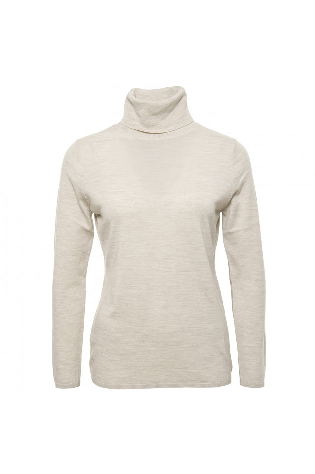 Allude Rollkragenpullover in Beige