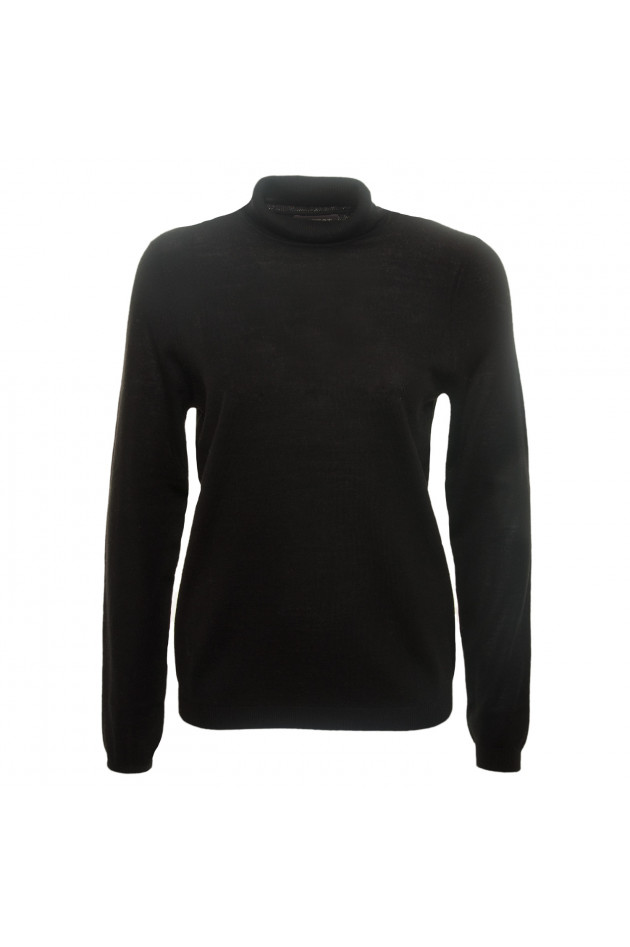 Repeat Rollkragenpullover in Schwarz