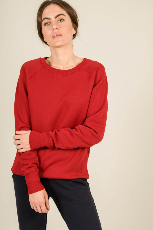 Roqa Sweater aus Baumwolle in Rot