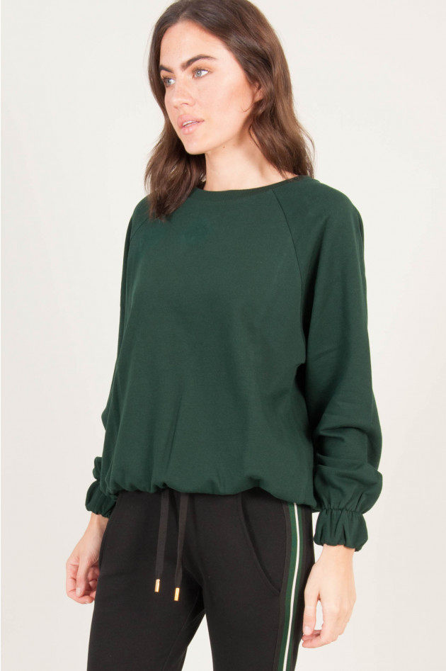 Roqa Sweater mit Bündchen in Tanne