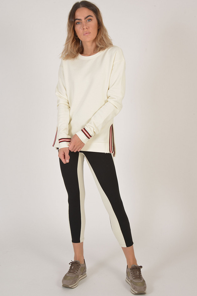 Roqa Sweater mit Streifen in Cream