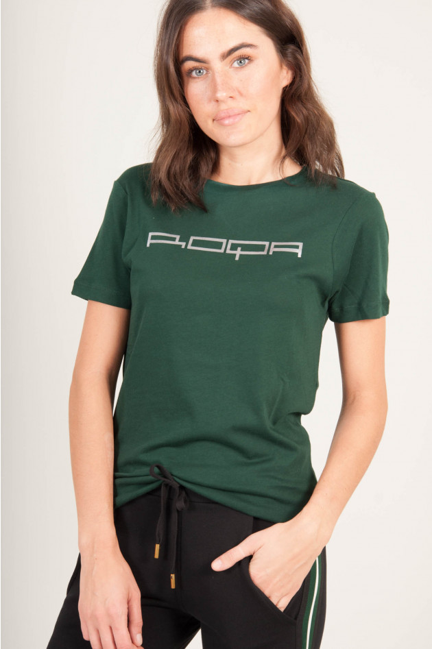 Roqa T-Shirt aus Baumwolle in Grün