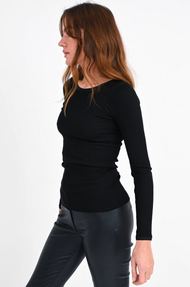 Rosemunde Langarmshirt BELLE in Schwarz