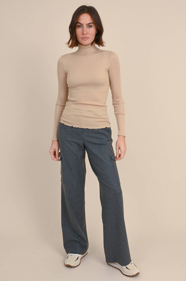 Rosemunde Rippstrick-Rolli BABETTE in Beige