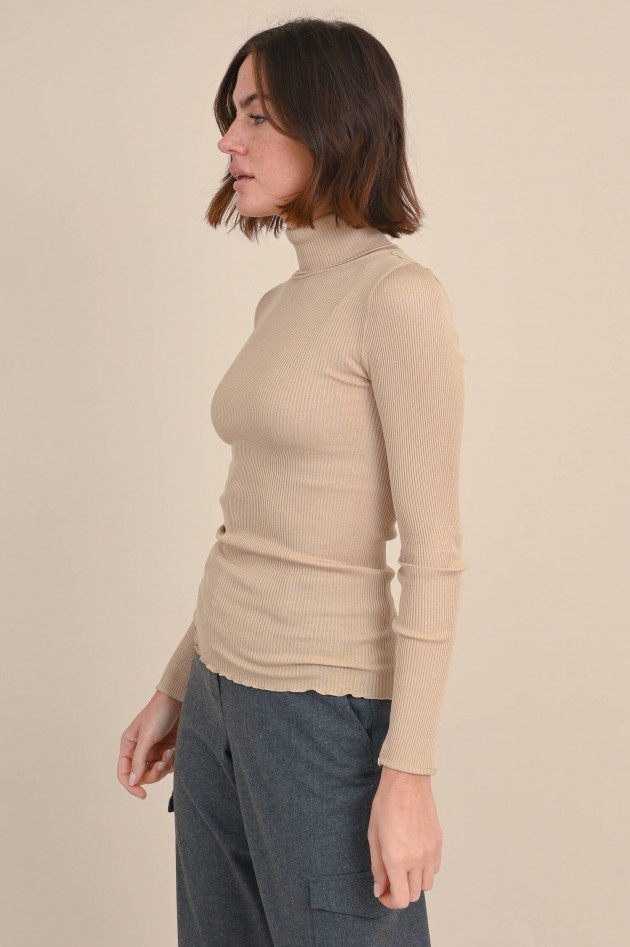 Rosemunde Rippstrick-Rolli BABETTE in Beige