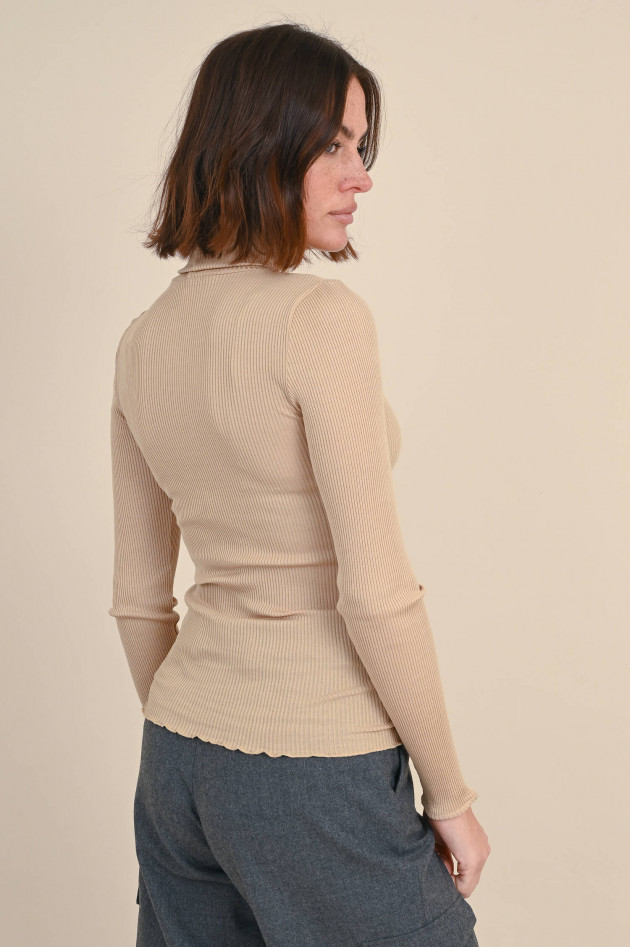 Rosemunde Rippstrick-Rolli BABETTE in Beige