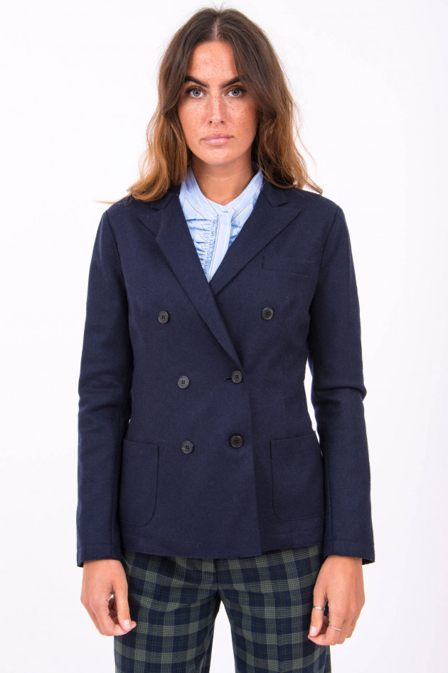 Rosso 35 Doppelreiher-Blazer in Navy