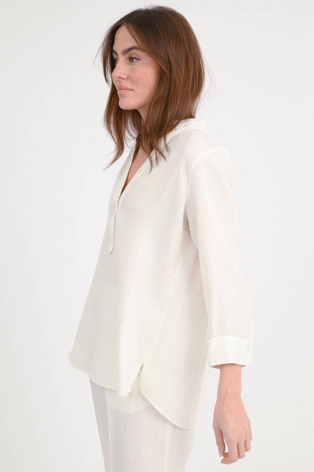 Rosso 35 Tunika aus Leinen in Ivory