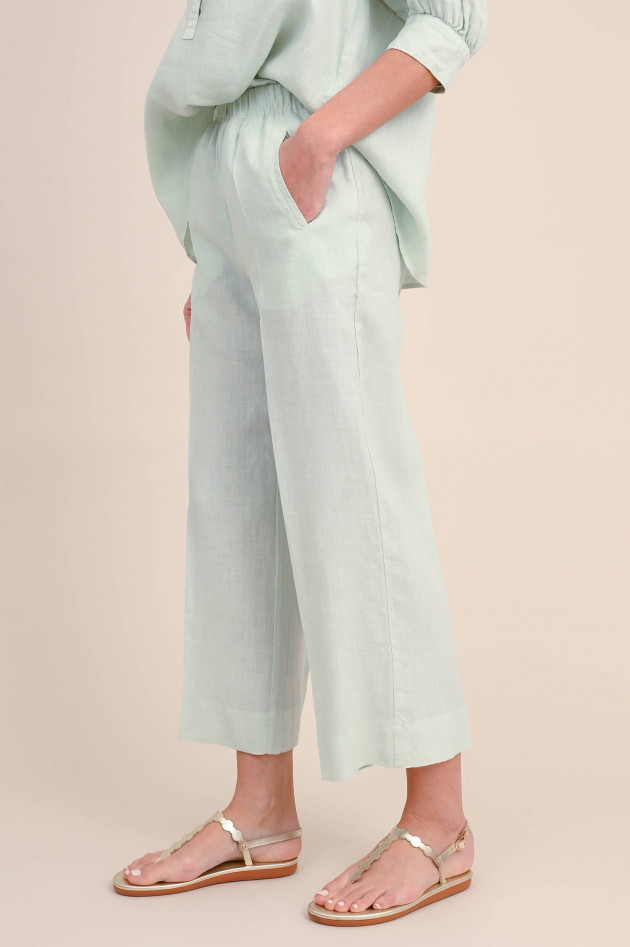 Rosso 35 Culotte aus Leinen in Mint