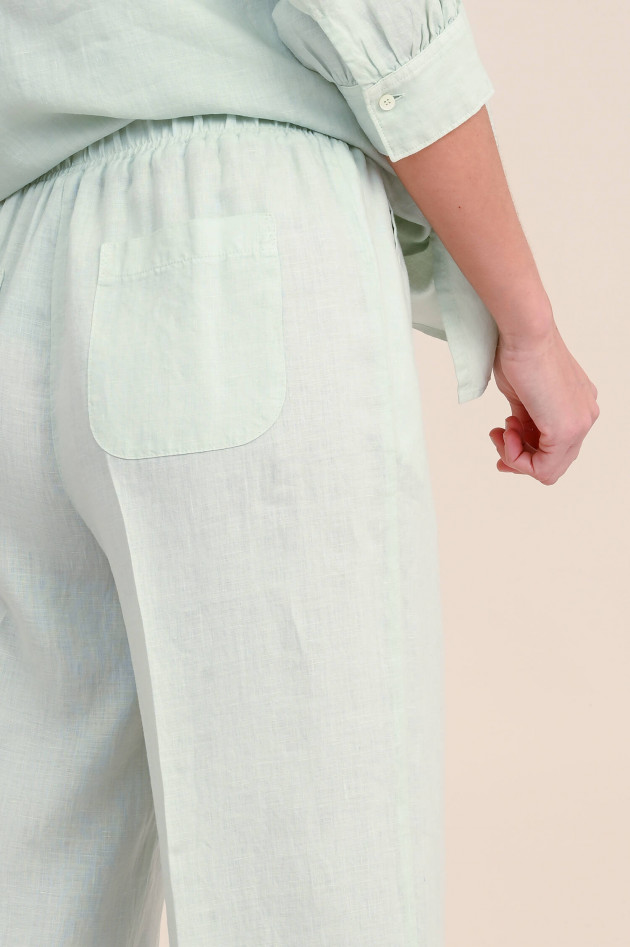 Rosso 35 Culotte aus Leinen in Mint