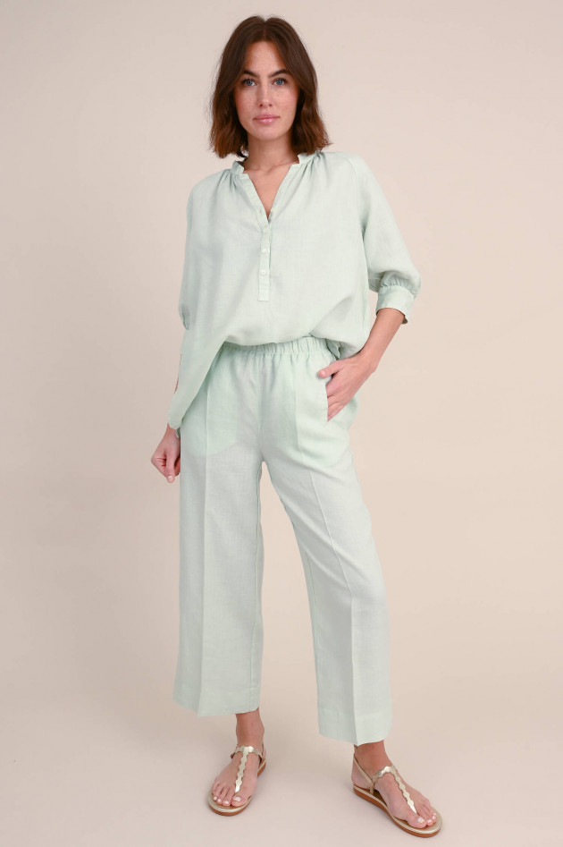 Rosso 35 Culotte aus Leinen in Mint