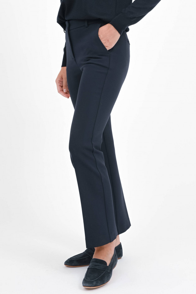 Rosso 35 Hose mit dezentem Kick in Navy