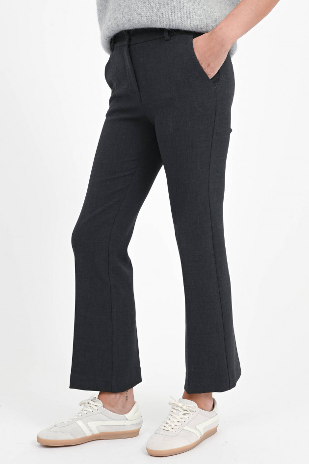Rosso 35 Hose mit dezentem Kick in Anthrazit
