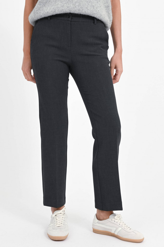 Rosso 35 Hose mit dezentem Kick in Anthrazit