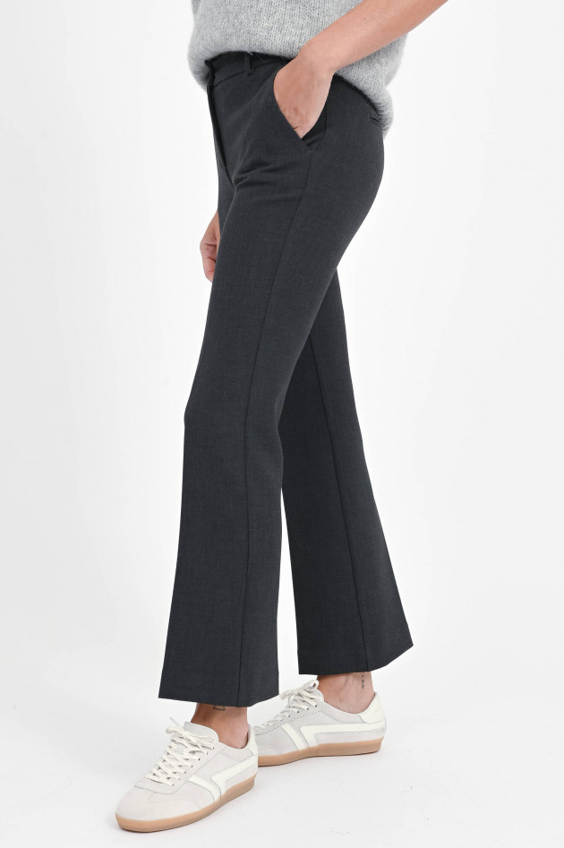 Rosso 35 Hose mit dezentem Kick in Anthrazit