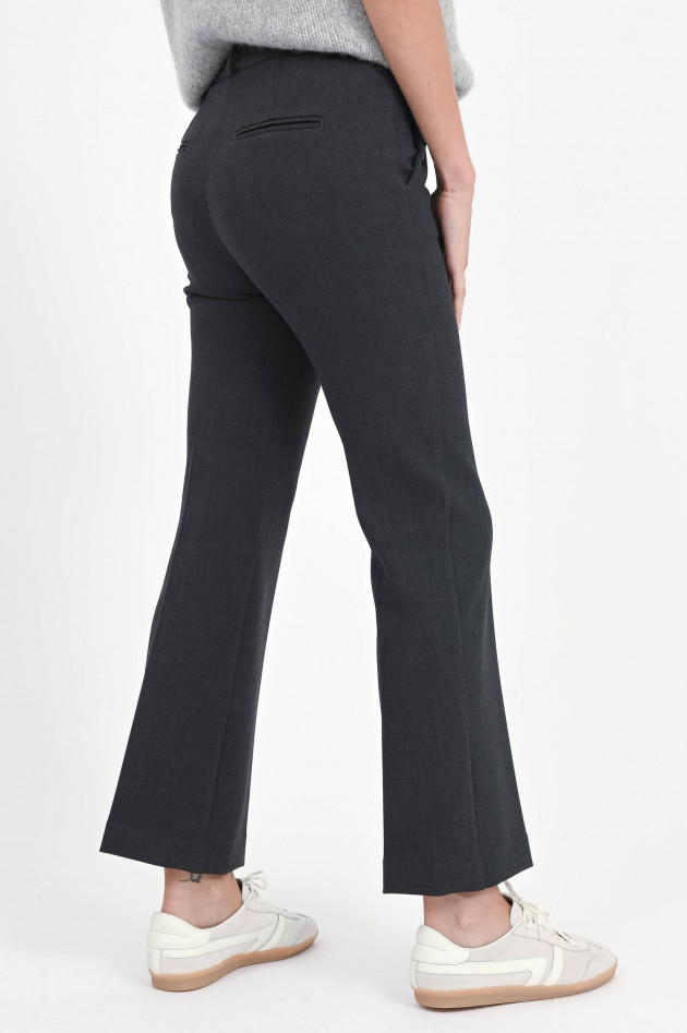 Rosso 35 Hose mit dezentem Kick in Anthrazit