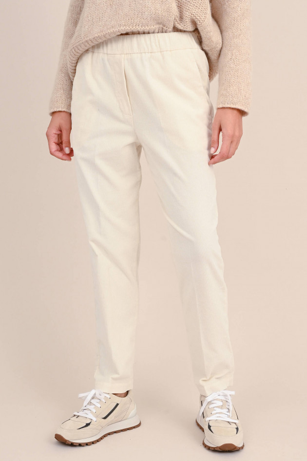 Rosso 35 Cordhose in Creme