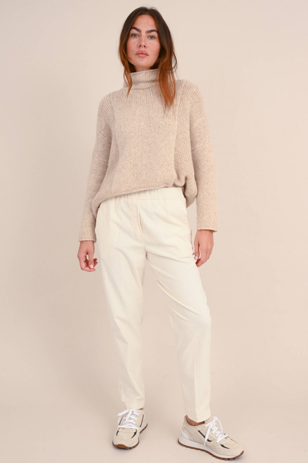Rosso 35 Cordhose in Creme