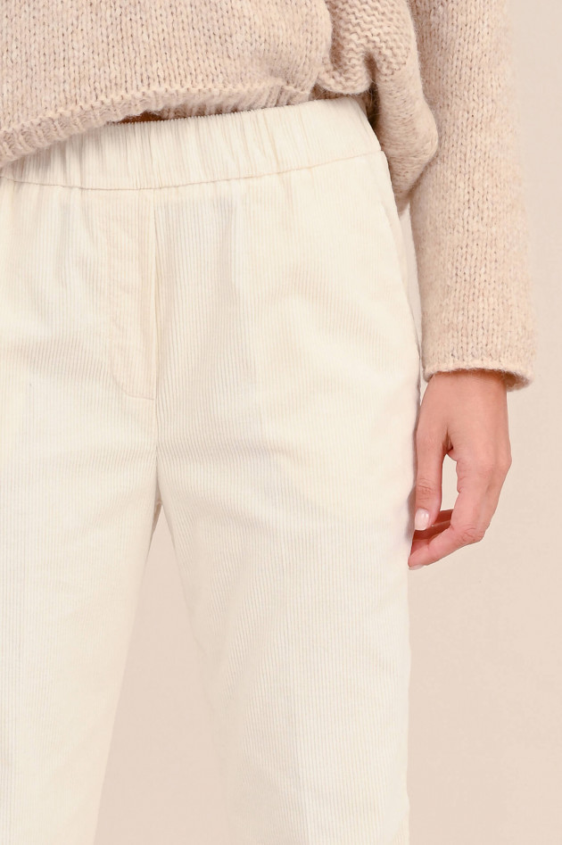 Rosso 35 Cordhose in Creme