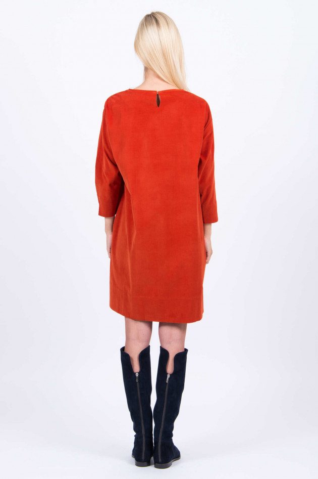 Rosso 35 Feincord-Kleid in Orange - 3909150