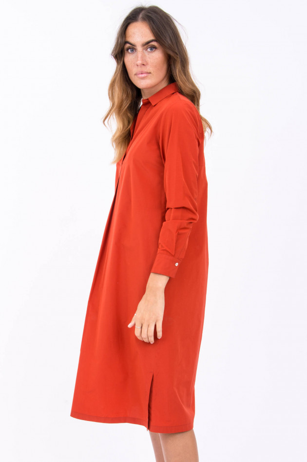 Rosso 35 Maxi-Blusenkleid in Rot