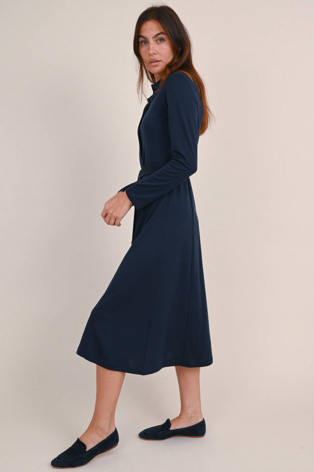 Rosso 35 Viskosemix Kleid in Navy