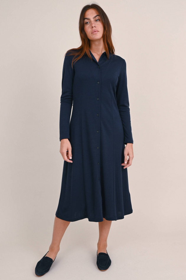 Rosso 35 Viskosemix Kleid in Navy