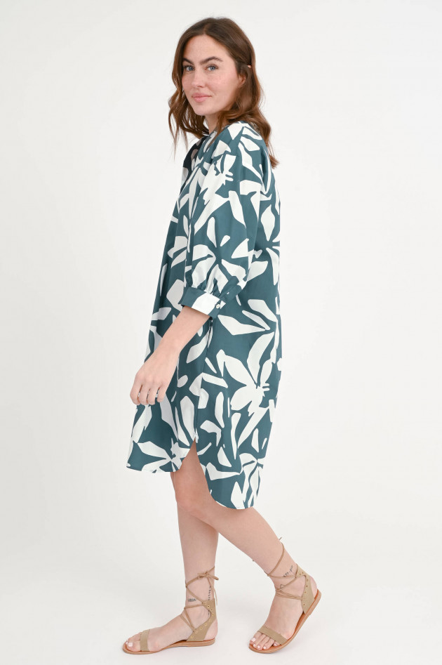 Rosso 35 Kleid mit Blumenmuster in Tea Jungle