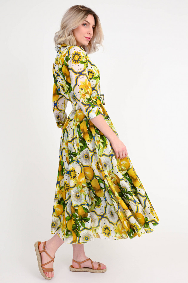 Samantha Sung Kleid ASTER DRESS in Gelb gemustert