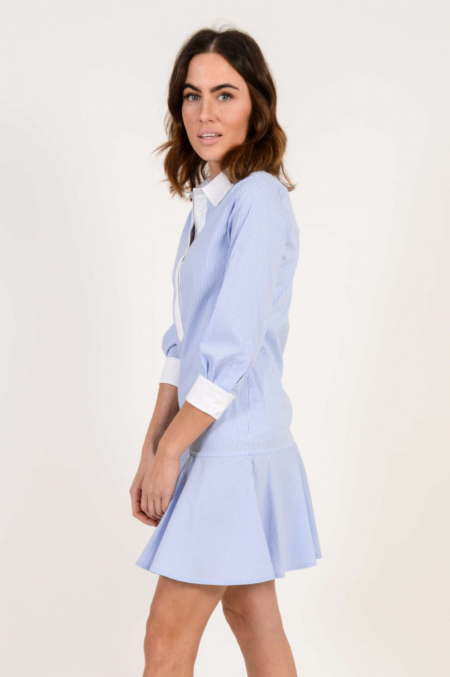 Sara Roka Kleid in Blau/Weiß gestreift