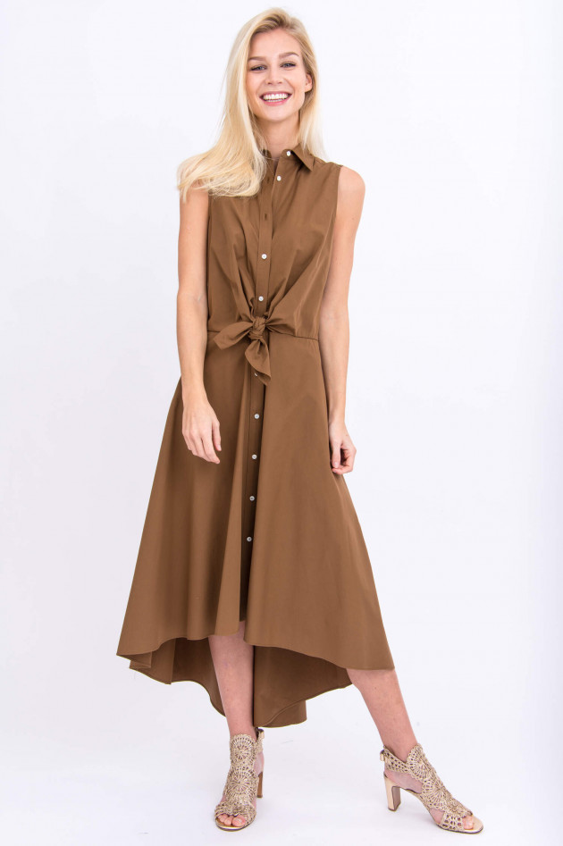 Sara Roka Feminines Maxi-Kleid DAGA in Cognac