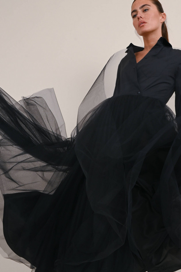 Sara Roka Kleid ELICIA mit Tüllrock in Schwarz