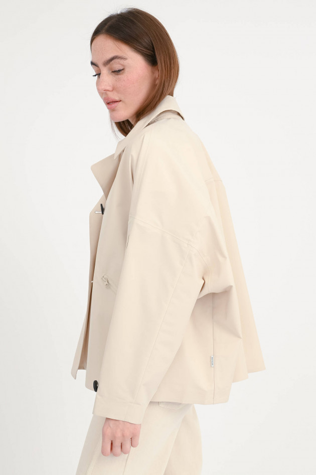 Save the duck Zweireihige Jacke mit Fledermausärmel in Beige