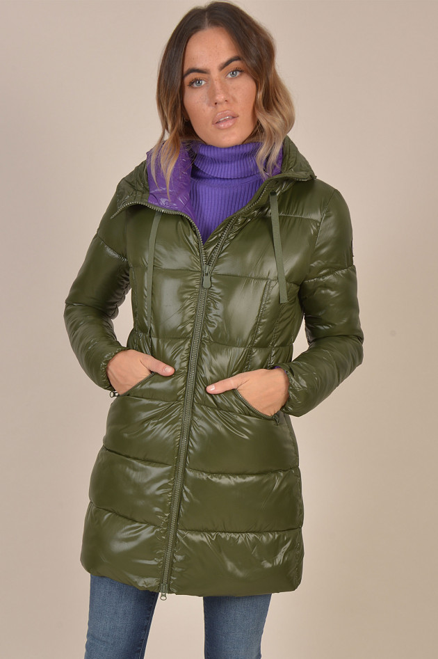 Save the duck Jacke in Oliv/Violett