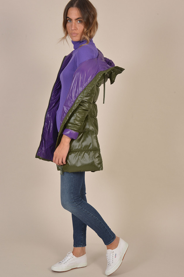 Save the duck Jacke in Oliv/Violett