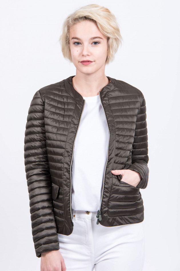 Save the duck Jacke aus veganen Daunen in Oliv