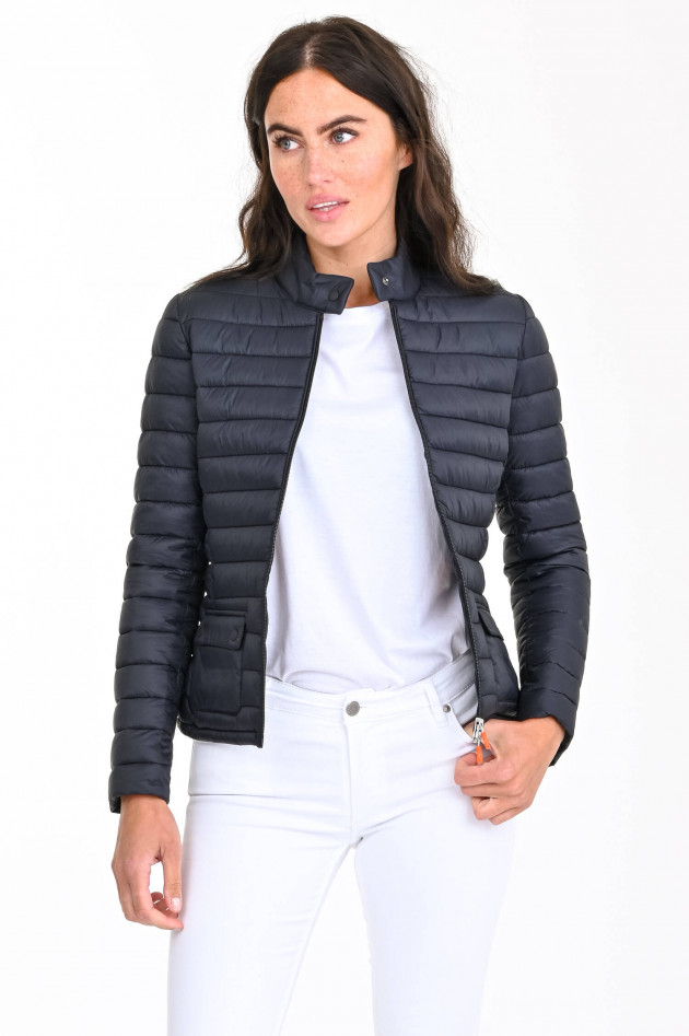 Save the duck Leichte vegane Daunenjacke in Schwarz