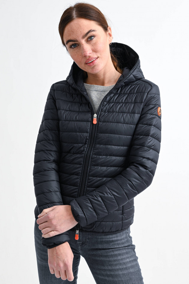 Save the duck Vegane Steppjacke DAISY in Schwarz