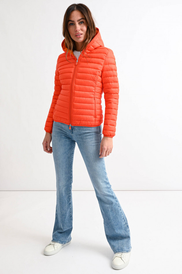 Save the duck Vegane Steppjacke DAISY in Korallrot