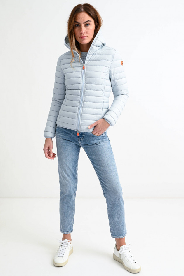 Save the duck Vegane Steppjacke DAISY in Eisblau