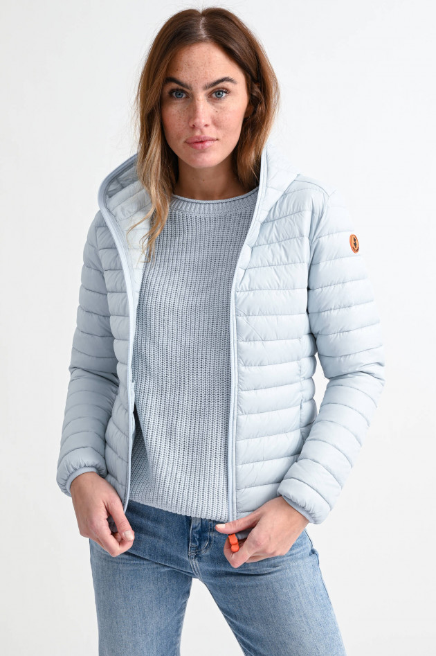 Save the duck Vegane Steppjacke DAISY in Eisblau