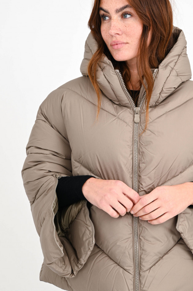Save the duck Jacke JANETH aus recyceltem Material in Taupe