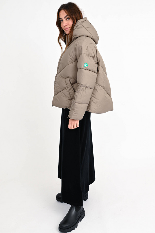 Save the duck Jacke JANETH aus recyceltem Material in Taupe