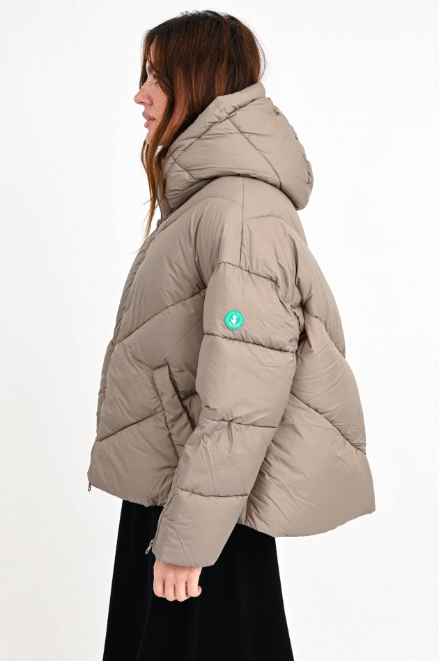 Save the duck Jacke JANETH aus recyceltem Material in Taupe