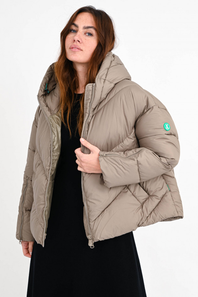 Save the duck Jacke JANETH aus recyceltem Material in Taupe