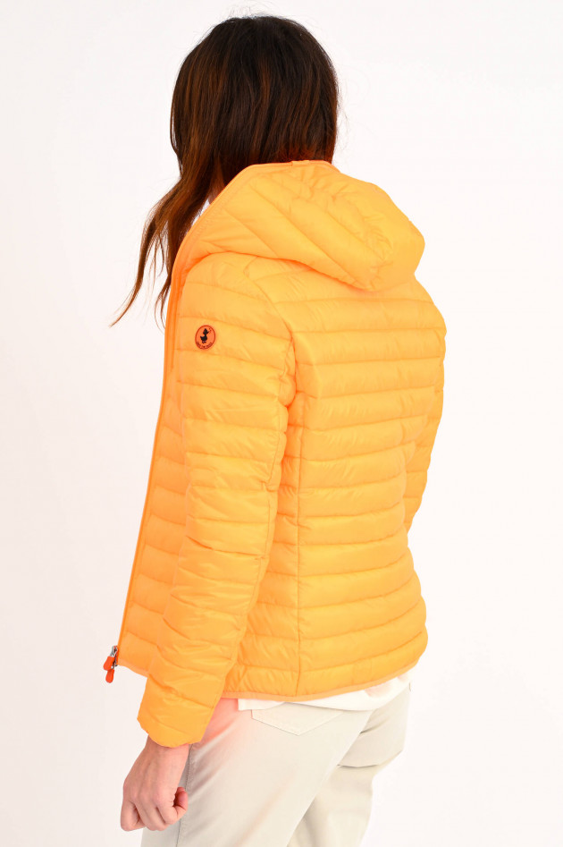 Save the duck Steppjacke KYLA mit Kapuze in Neon-Orange