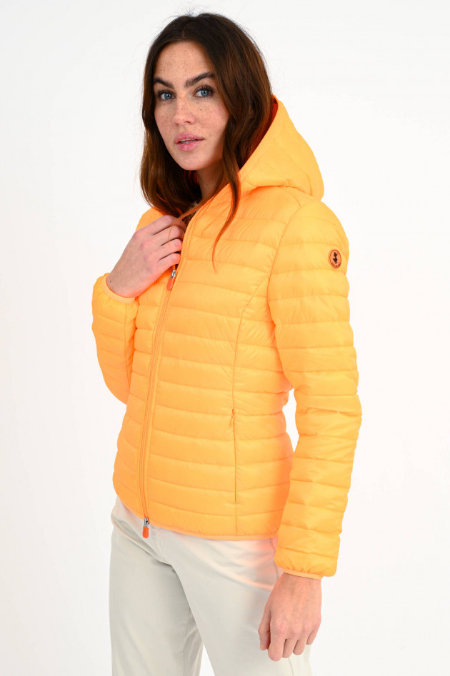 Save the duck Steppjacke KYLA mit Kapuze in Neon-Orange